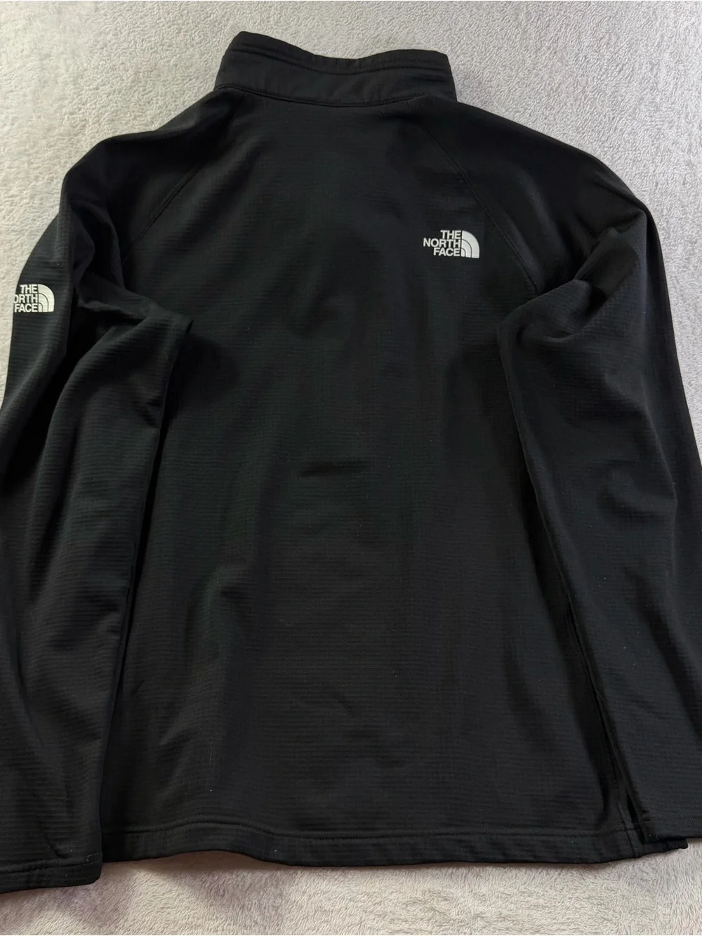 The North Face Amazon Logistics Mountain Peaks Grid Fleece 1/4 Zip L